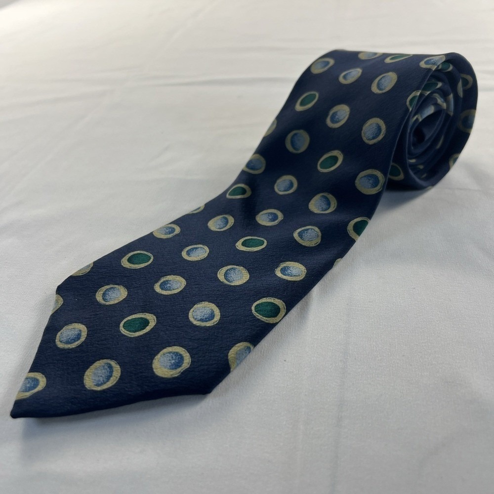 Vintage FENDI Pure 100% Silk Tie Hand Made‎ in ITALY